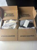 4x Pairs of Amazon Essentials Ballet Pumps New