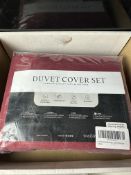 Super King Premium 100% Microfiber Duvet Cover Set - New