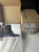 4x Pairs of New Amazon Essentials Boot To Include Zip Flat Ankle Boot