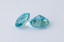 Aquamarines, 1.60 & 1.60Ct