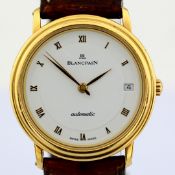 Blancpain/Villeret Ultra-Slim - Automatic - No 526 - Gentlemen's Yellow Gold Wristwatch