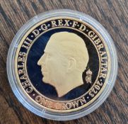 King Charles III Coronation 'The Sovereigns Sceptre' Commemorative Coin.