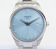 Tissot/PR100 - Ocean Blue Dial - Gentlemen's Steel Wristwatch