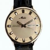 Mido/Ocean Star - Datoday - Day/Date - Gentlemen's Steel Wristwatch
