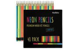 16 x Cool Bulk Neon Pencils Total RRP £156.64 Lb27