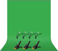 Green Photography Backdrop Kits With Clamps L17