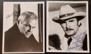 Dennis Weaver & Brian Dennehy Signed Photographs