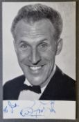 Bruce Forsyth Signed Photocard
