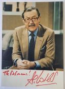 Alan Wicker Signed Photo Card