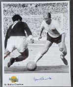 Sir Bobby Charlton CBE Signed Photograph