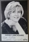 Sarah Lancaster Signed Photograph