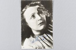 Edith Piaf (1915-1963) Original Signature