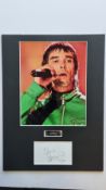 Ian Brown Mounted Presentation With Original Signature