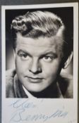 Benny Hill Signed Photograph