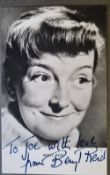 Beryl Reid Signed Photograph