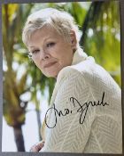 Judi Dench Signed Photograph