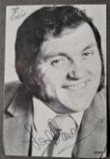 Les Dawson Signed Photo Card