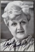 Angela Lansbury Signed Photograph Postcard