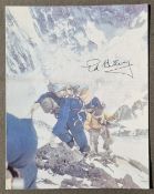 Edmund Hillary Signed Photograph