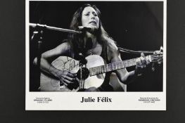 Julie Felix (1938-2020) Original Signature