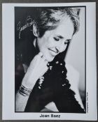 Joan Baez Signed Photograph