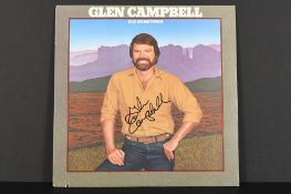 Glen Campbell Signed Album Cover