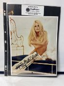 Brigitte Bardot Signed 8x10 Photo