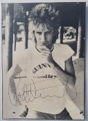 Rod Stewart Signed Photograph