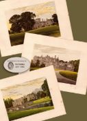 Northamptonshire Job lot Gilt-Edge Coloured Victorian Antique Book Plates