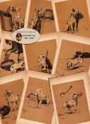 Cecil Aldin 120 Years-Old Antique Lovable Scamp of a Terrier Job Lot 9 Illustrations-1.