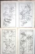 Job-Lot 245-Year-Old Taylor & Skinner 1777 Rare Detailed Ireland Road Maps-27.