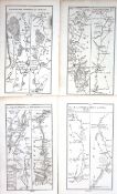 Job-Lot 245-Year-Old Taylor & Skinner 1777 Rare Detailed Ireland Road Maps-5.