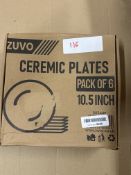 Zuvo Ceremic Plates 6pk