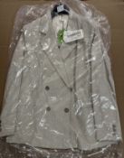 Anise Women's Blazer Jacket Size 22 Linen Look Plus Size BNWT Smart Casual