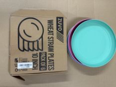 Pack of 6 Wheat Straw Plates