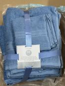 Azzoro 10pcs Towel Set Egyptian Cotton