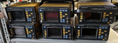 6 x Sonatest Powerscan 400 - Missing Batteries