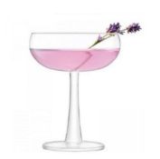 Brand New In Box 4 x Hand Made Vemacity Gin/Cocktail Coupe Glasses