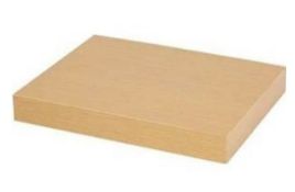 3 x Form Cusko Yellow Oak Effect Shelf (D)235mm