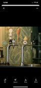 Stainless Steel Draft Beer Tap Tower – 4 Chrome Taps – Excellent Condition