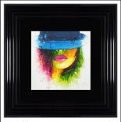 Frame Abstract Face Picture