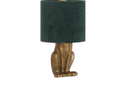 Gold Hare Table Lamp Base x 2