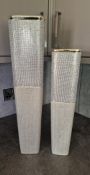 Gold Gemstone Tall Vase x 12