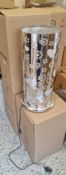 Large Floral Touch Lamps x 4