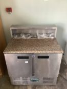 Polar 2 Door Pizza Topping Fridge