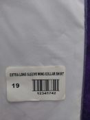 White Size 19 Collar Dress Shirt