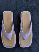 Lilac Chunky Platform Sandals Size 6