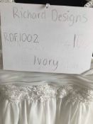 Richard Designs Flower Girl Dress, Size 1, Ivory