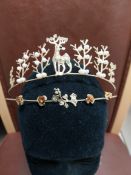 Gold Christmas Festive Tiara