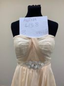 Champagne Size 8 Short Dress